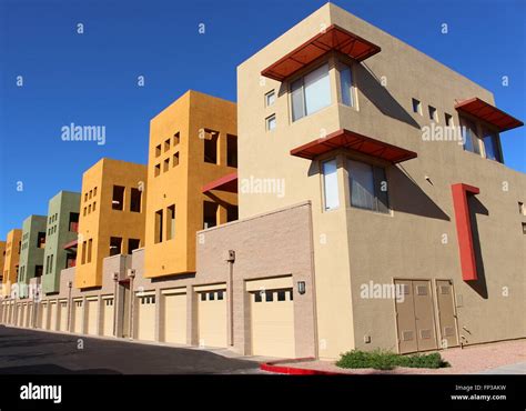 Modern Apartments Exterior Of Modern Trendy New Colorful Apartments