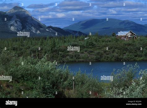 Arctic Village ANWR Alaska Summer Stock Photo - Alamy