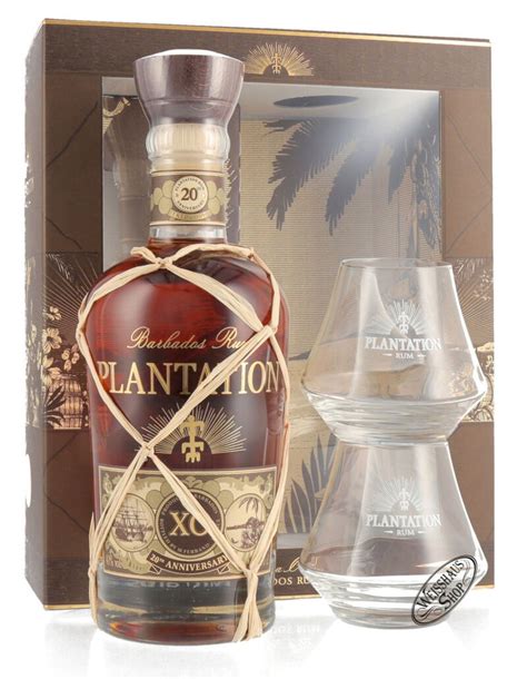 Plantation Barbados X O Rum 20th Anniversary Set Regalo 40 Vol 0 70l