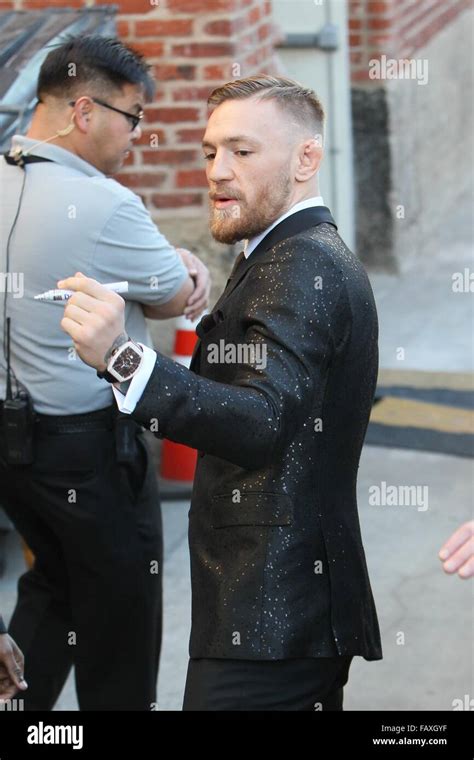 Conor Mcgregor Visto Llegar A La Abc Studios Para Jimmy Kimmel Vivo