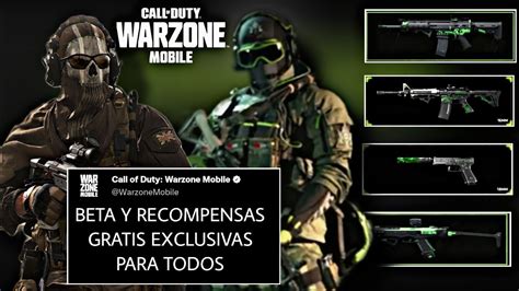 ULTIMA HORA BETA Y RECOMPENSAS EXCLUSIVAS PARA TODOS EN WARZONE MOBILE