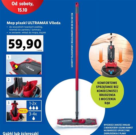 Promocja Mop P Aski Ultramax Vileda W Lidl