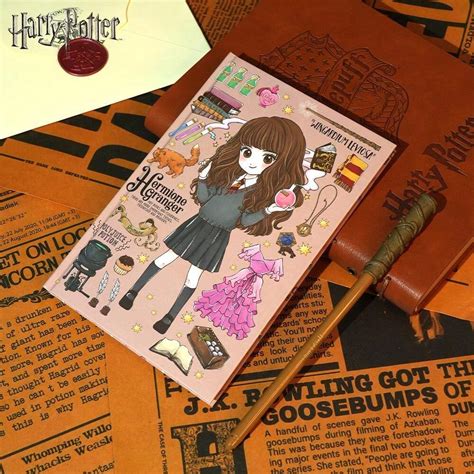 WB Diario de Hermione Granger 50 páginas con bolígrafo en forma de