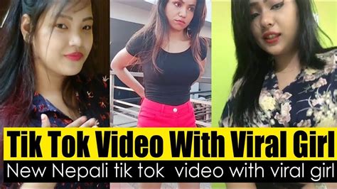 New Nepali Tik Tok Video With Viral Girl L Tik Tok Nepal Youtube