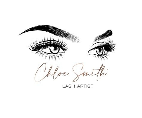 Lash Custom Logo Design Lash Logo Premade Logo Watermark | Etsy