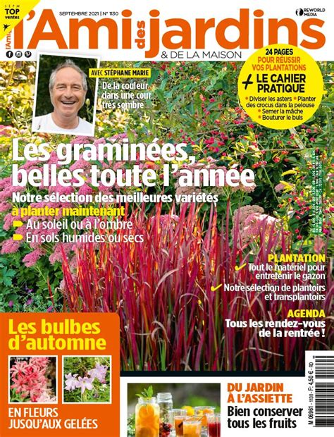 Abonnement Magazine L Ami Des Jardins De La Maison Prix R Duit