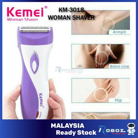 KEMEI Women S Shaver Epilator KM 3018 Electric Rechargeable Lady