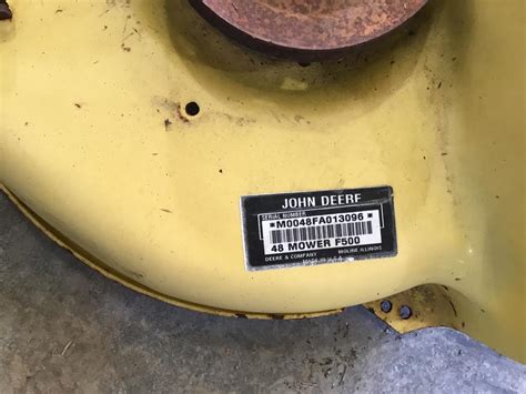 John Deere F525 Lawn Mower Parts Bigiron Auctions