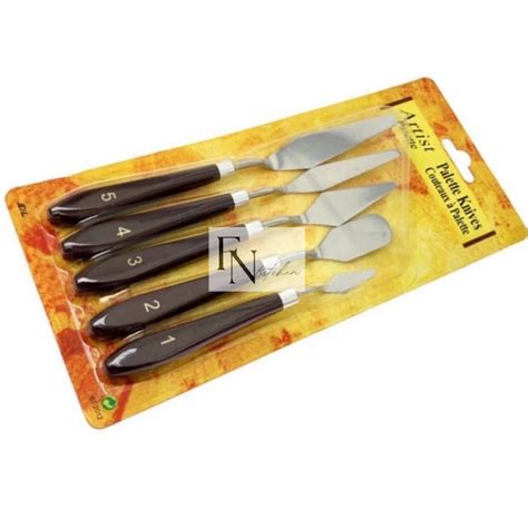 Jual PALETE KNIFE PALLETE SET 5IN1 PISAU SPATULA DEKORASI KUE LUKIS