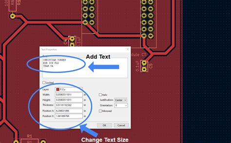 Adding Text To Your Pcb In Kicad Embedded Systems Design