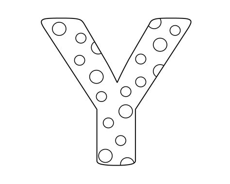 Printable Letter Y Coloring Pages