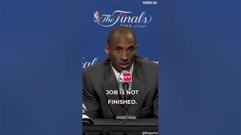 Jobs Not Finished Kobe Bryant 2009 Nba Finals Post Game 2 Interview