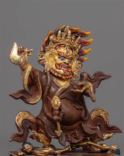 Two Armed Bernagchen Mahakala Dharma Protector Experience The Tranqu