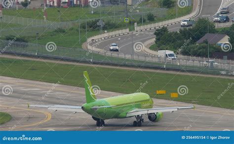 Plane Of S Airlines At Sochi Airport Stock Footage Video Of Civil