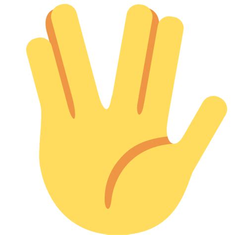 🖖 Vulcan Salute Emoji