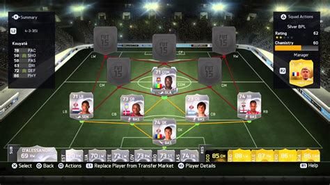 FIFA 15 250k Silver Squad Builder With Commentary YouTube