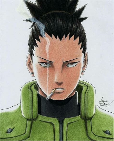 Desenho Drawing Shikamaru Naruto Shippuuden Aprenda A Desenhar