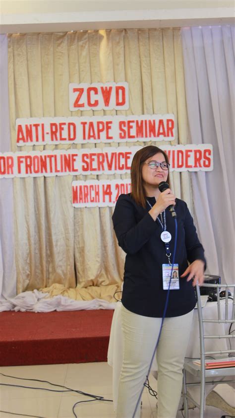 Anti Red Tape Act Seminar For Frontline Service Providers Zcwd