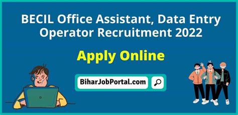 BECIL Office Assistant And Data Entry Operator Recruitment 2022 Apply