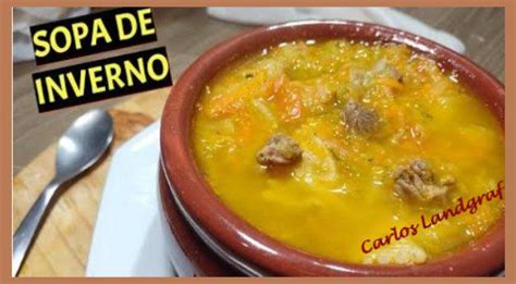 Receita De Sopa De Legumes Carne E Macarr O