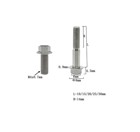 Flange Hex Bolts Titanium Alloy Products Shop