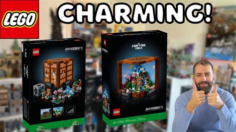 Lego Minecraft The Crafting Table 21265 Officially Revealed Youtube