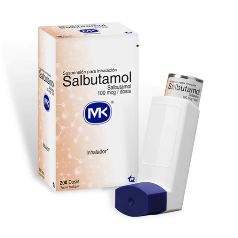 Salbutamol Inhalador Dosis Mk Farmaprime