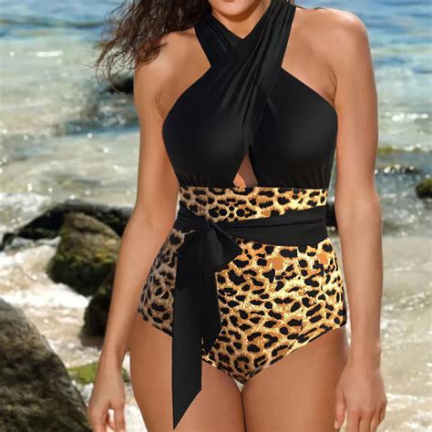 SEAOPEN Swimsuits For Women Plus High Waitsted Bathing Suit For Tummy