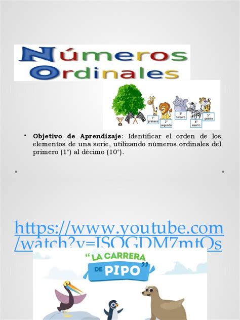 Numeros Ordinales | PDF