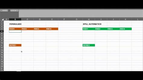 Novedades Excel Autorrelleno de lista automático