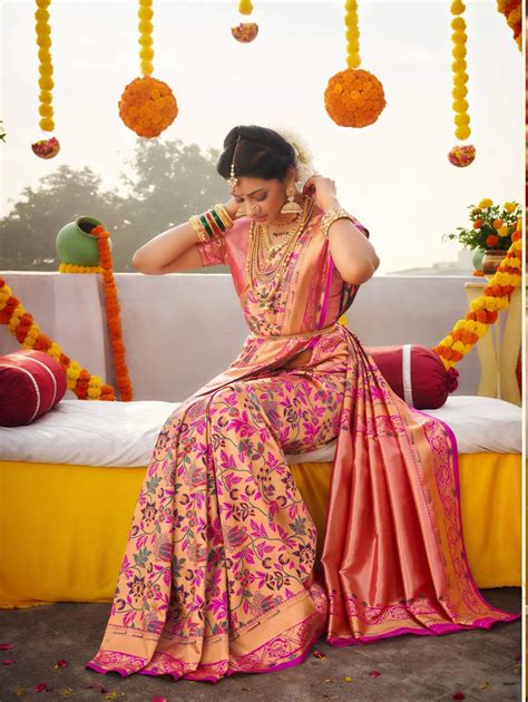 Pure Kanchipuram Silk Bridal Saree Dvz Dvanza