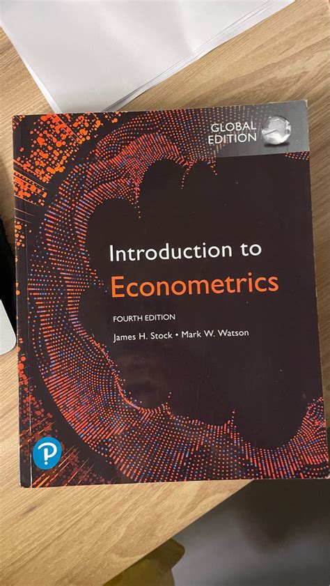 Introduction To Econometrics Stock And Watson Th Edition Hobbies