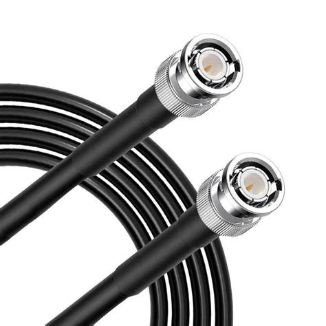 Thin Soft Black BNC HD SDI Cable Rg174 50 Ohm Coaxial HD SDI Transfer