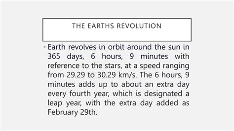 Earth Revolutionpptx Free Download