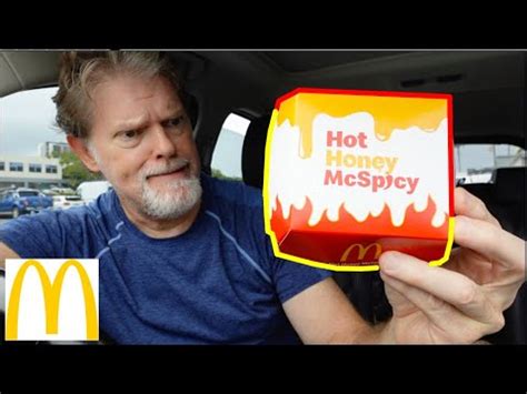 How Spicy Is The NEW McDonalds Hot Honey McCrispy YouTube