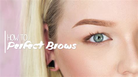 How To Get Perfect Brows Updated Brow Routine Nikkietutorials