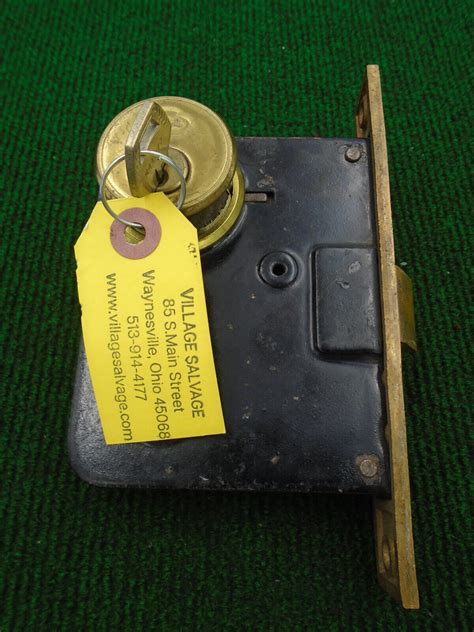 Corbin Entry Mortise Lock W Large Cylinder Key Very Nice