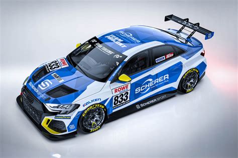 Scherer Sport Bei Nls Drei Audi R Lms Und Saisondeb T Des Team