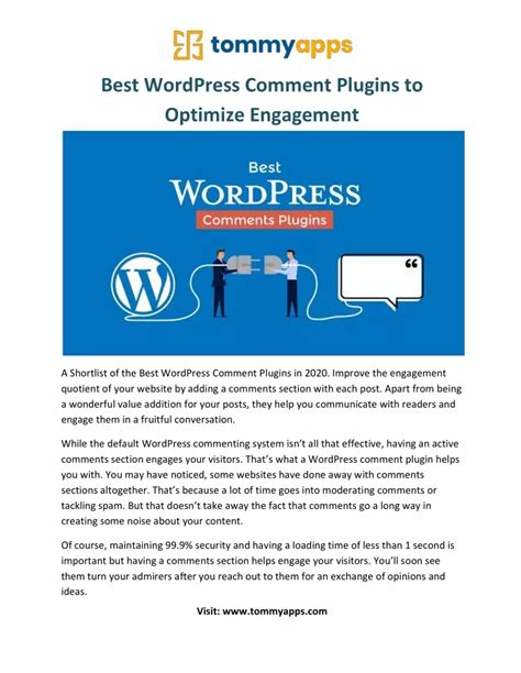 Ppt Best Wordpress Comment Plugins To Optimize Engagement Powerpoint