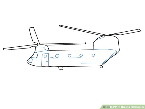 How To Draw A Helicopter With Pictures WikiHow