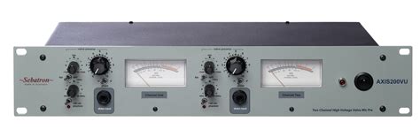 axis  vu dual valve pre sebatron audio