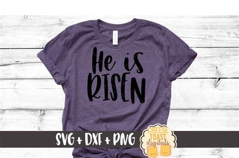 Easter Svg Files Easter Religious He Is Risen More Fun Dxf Bible