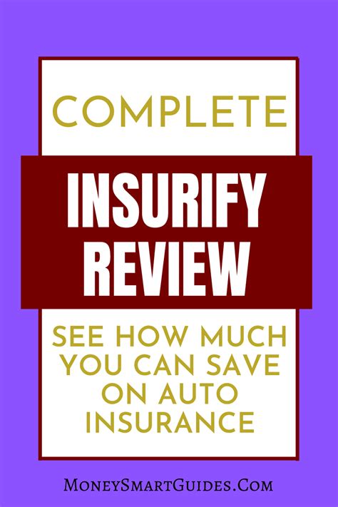 Insurify Car Insurance Comparison Marketplace Money Smart Guides