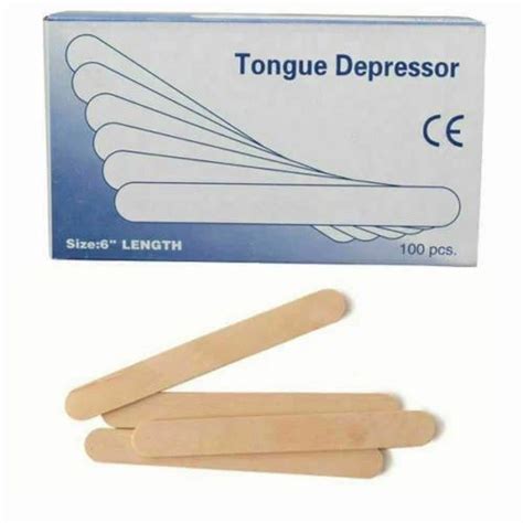 Manual Disposable Wooden Tongue Depressor For Commercial At Piece