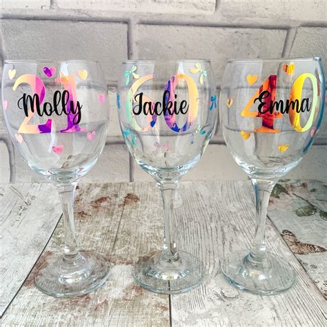 Personalized Wine Glasses - Etsy