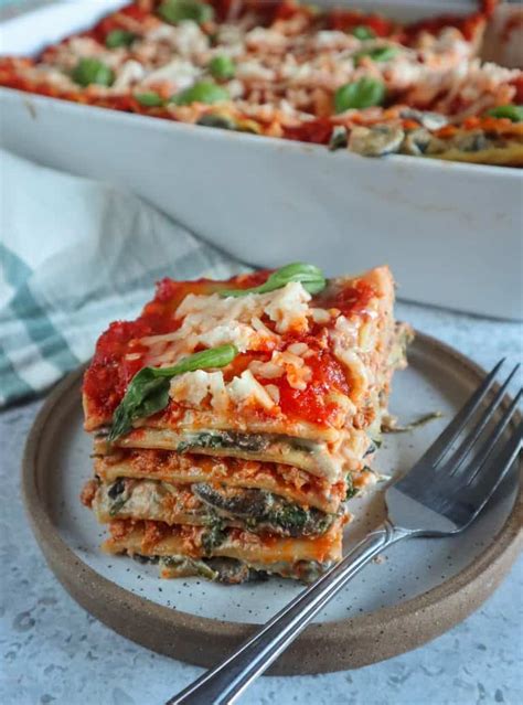 Vegan Spinach Lasagna With The Best Cashew Ricotta