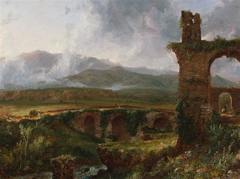 Zakito Posters Plakat 40x30 Widok w pobliżu Tivoli Rano Thomas Cole