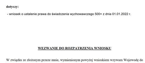 Wniosek Przyspieszenie Uw Jeden Wniosek Koordynacja