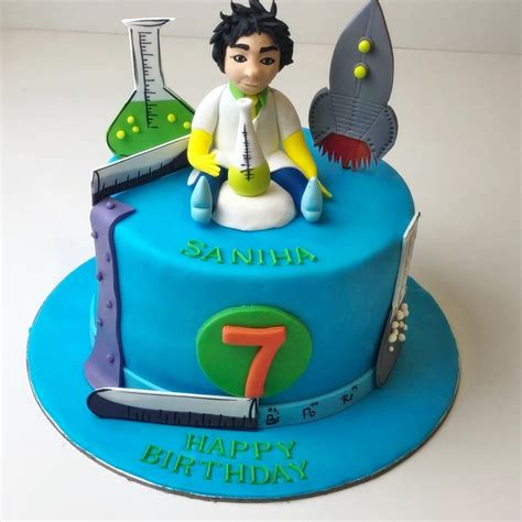 Science Theme Cake