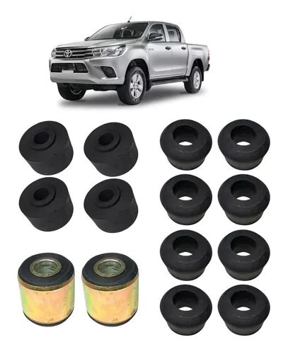 Kit Bucha Amortecedor Dianteiro Traseiro Hilux